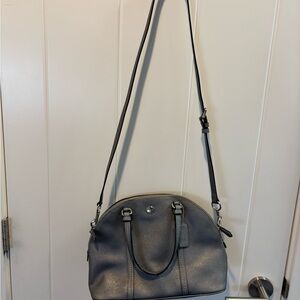 Coach Black and Gray Shoulder Bag